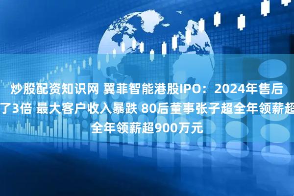 炒股配资知识网 翼菲智能港股IPO：2024年售后服务费翻了3倍 最大客户收入暴跌 80后董事张子超全年领薪超900万元